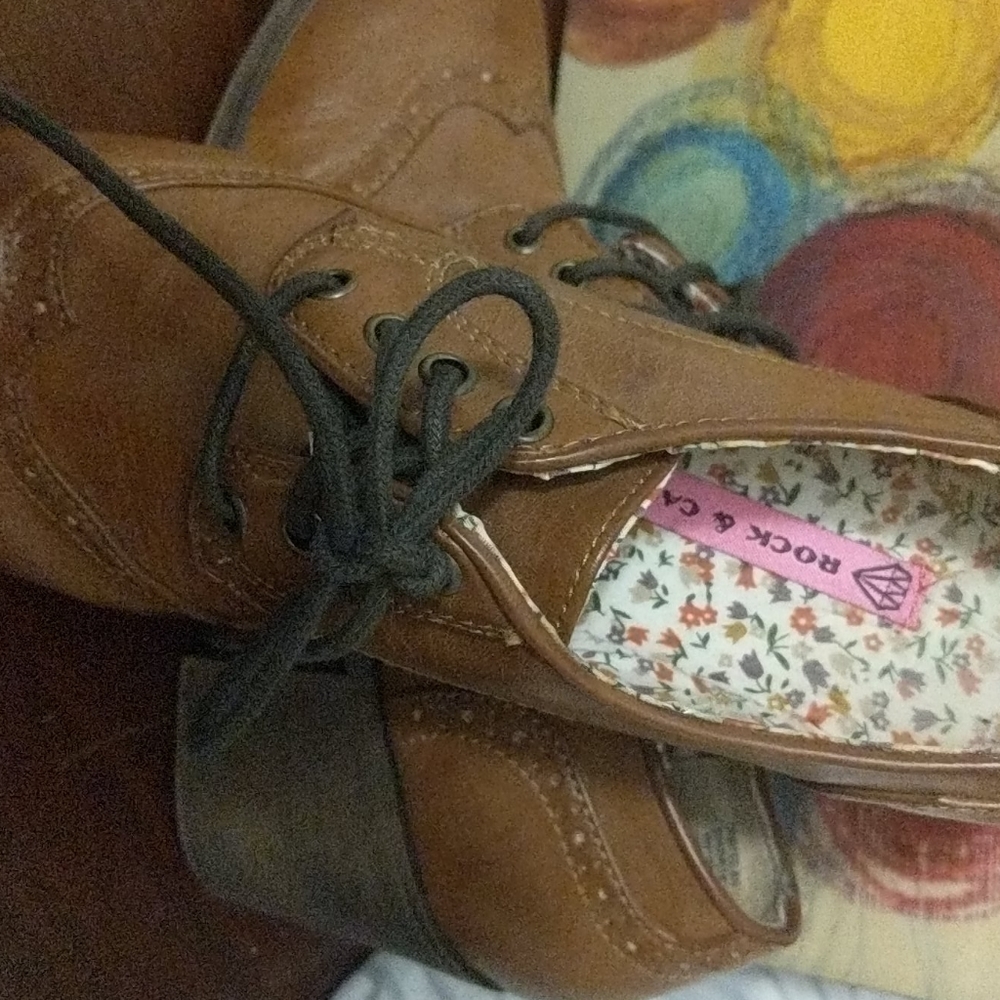 Rock and Candy Oribted Oxford Brown 8.5 Boot